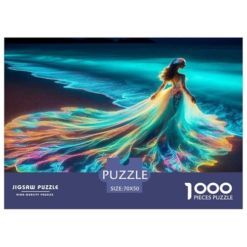 Ocean Wave Lady Puzzle Beauty 1000-teiliges Puzzle Farbenfrohes Legespiel Home Dekoration Für Erwachsene Teens Kinder 1000 Teile Feiertags- Und Reisegeschenke Feiertags- Und Reisegeschenke 70x50cm/100 Ocean Wave Lady Puzzle Beauty 1000-teiliges Puzzle Farbenfrohes Legespiel Home Dekoration Für Erwachsene Teens Kinder 1000 Teile Feiertags- Und Reisegeschenke Feiertags- Und Reisegeschenke 70x50cm/100 von OTBSDNKZZ