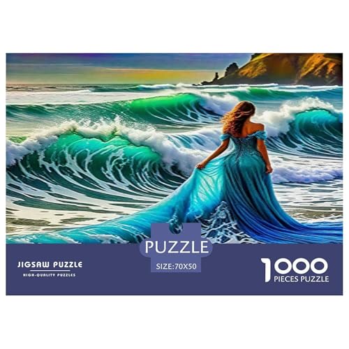 Ocean Wave Lady Puzzles Beauty 1000 Teiles Puzzle Farbenfrohes Legespiel Home Dekoration Für Die Ganze Familie 1000 Teile Geschenke Für Frauen,Geschenke Für Männer Feiertags- Und Reisegeschenke 70x50c Ocean Wave Lady Puzzles Beauty 1000 Teiles Puzzle Farbenfrohes Legespiel Home Dekoration Für Die Ganze Familie 1000 Teile Geschenke Für Frauen,Geschenke Für Männer Feiertags- Und Reisegeschenke 70x50c von OTBSDNKZZ