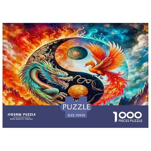 Phoenix And Dragon Puzzle Animal 1000 Teiles Puzzle Farbenfrohes Legespiel Home Dekoration Für Erwachsene Teens Kinder 1000 Teile Geschenke Für Frauen,Geschenke Für Männer Feiertags- Und Reisegeschenk Phoenix And Dragon Puzzle Animal 1000 Teiles Puzzle Farbenfrohes Legespiel Home Dekoration Für Erwachsene Teens Kinder 1000 Teile Geschenke Für Frauen,Geschenke Für Männer Feiertags- Und Reisegeschenk von OTBSDNKZZ