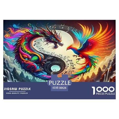 Phoenix And Dragon Puzzle Animal 1000 Teiles Puzzle Farbenfrohes Legespiel Home Dekoration Für Erwachsene Teens Kinder 1000 Teile Geschenke Für Frauen,Geschenke Für Männer Feiertags- Und Reisegeschenk Phoenix And Dragon Puzzle Animal 1000 Teiles Puzzle Farbenfrohes Legespiel Home Dekoration Für Erwachsene Teens Kinder 1000 Teile Geschenke Für Frauen,Geschenke Für Männer Feiertags- Und Reisegeschenk von OTBSDNKZZ