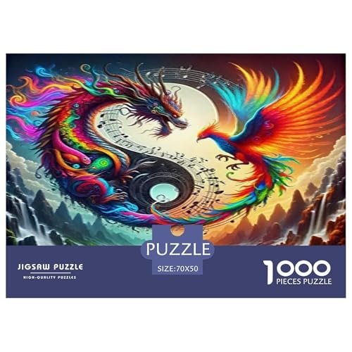 Phoenix And Dragon Puzzles Animal 1000 Teiles Puzzle Farbenfrohes Legespiel Home Dekoration Für Die Ganze Familie 1000 Teile Geschenke Für Frauen,Geschenke Für Männer Geschenke Für Frauen,Geschenke Fü Phoenix And Dragon Puzzles Animal 1000 Teiles Puzzle Farbenfrohes Legespiel Home Dekoration Für Die Ganze Familie 1000 Teile Geschenke Für Frauen,Geschenke Für Männer Geschenke Für Frauen,Geschenke Fü von OTBSDNKZZ