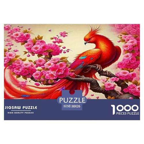 Phoenix Puzzle Animal 1000 Teiles Klassische Puzzlespiele Für Die Ganze Familie 1000 Teile Geschenke Für Frauen,Geschenke Für Männer Feiertags- Und Reisegeschenke 38x26cm/1000pcs von OTBSDNKZZ