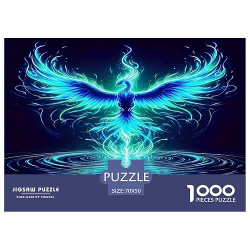 Phoenix Puzzle Animal 1000 Teiles Klassische Puzzlespiele Für Erwachsene Teens Kinder 1000 Teile Feiertags- Und Reisegeschenke Geschenke Für Frauen,Geschenke Für Männer 70x50cm/1000pcs von OTBSDNKZZ