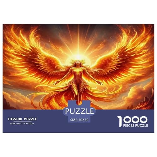 Phoenix Puzzle Animal 1000 Teiles Puzzle Farbenfrohes Legespiel Home Dekoration Für Erwachsene Teens Kinder 1000 Teile Geschenke Für Frauen,Geschenke Für Männer Feiertags- Und Reisegeschenke 70x50cm/1 von OTBSDNKZZ