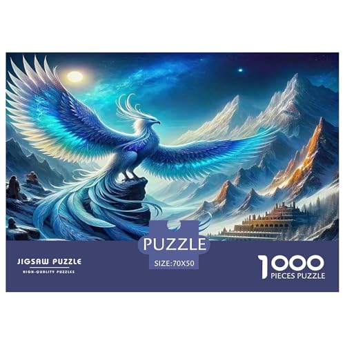 Phoenix Puzzle Animal 1000-teiliges Klassische Puzzlespiele Für Die Ganze Familie 1000 Teile Geschenke Für Frauen,Geschenke Für Männer Feiertags- Und Reisegeschenke 70x50cm/1000pcs von OTBSDNKZZ