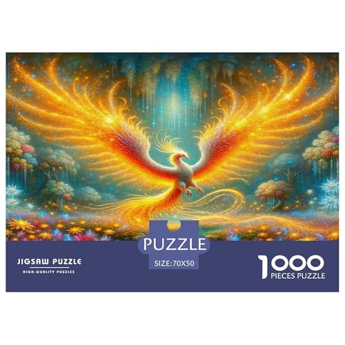 Phoenix Puzzle Animal 1000-teiliges Klassische Puzzlespiele Für Die Ganze Familie 1000 Teile Geschenke Für Frauen,Geschenke Für Männer Geschenke Für Frauen,Geschenke Für Männer 70x50cm/1000pcs von OTBSDNKZZ