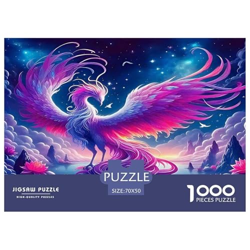 Phoenix Puzzle Animal 1000-teiliges Klassische Puzzlespiele Für Die Ganze Familie 1000 Teile Geschenke Für Frauen,Geschenke Für Männer Geschenke Für Frauen,Geschenke Für Männer 70x50cm/1000pcs von OTBSDNKZZ