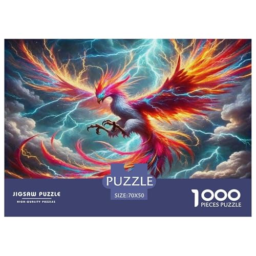Phoenix Puzzle Animal 1000-teiliges Puzzle Farbenfrohes Legespiel Home Dekoration Für Die Ganze Familie 1000 Teile Geschenke Für Frauen,Geschenke Für Männer Geschenke Für Frauen,Geschenke Für Männer 7 von OTBSDNKZZ