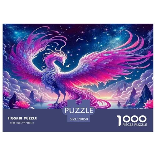 Phoenix Puzzle Animal 1000-teiliges Puzzle Farbenfrohes Legespiel Home Dekoration Für Erwachsene Teens Kinder 1000 Teile Feiertags- Und Reisegeschenke Geschenke Für Frauen,Geschenke Für Männer 70x50cm Phoenix Puzzle Animal 1000-teiliges Puzzle Farbenfrohes Legespiel Home Dekoration Für Erwachsene Teens Kinder 1000 Teile Feiertags- Und Reisegeschenke Geschenke Für Frauen,Geschenke Für Männer 70x50cm von OTBSDNKZZ