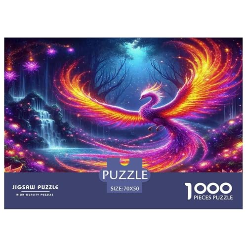 Phoenix Puzzle Animal 1000-teiliges Stress Abbauen Für Die Ganze Familie 1000 Teile Feiertags- Und Reisegeschenke Feiertags- Und Reisegeschenke 70x50cm/1000pcs von OTBSDNKZZ
