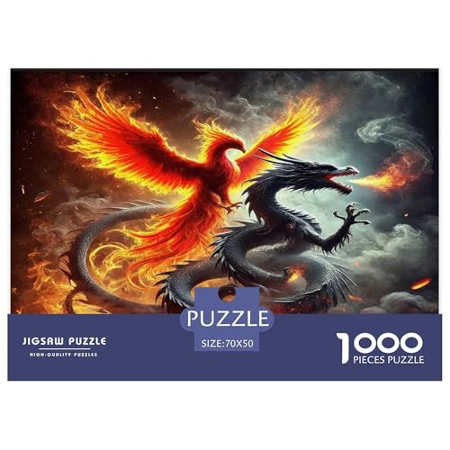 Phoenix and Dragon Puzzle Animal 1000 Teiles Klassische Puzzlespiele Für Erwachsene Teens Kinder 1000 Teile Feiertags- Und Reisegeschenke Geschenke Für Frauen,Geschenke Für Männer 70x50cm/1000pcs Phoenix and Dragon Puzzle Animal 1000 Teiles Klassische Puzzlespiele Für Erwachsene Teens Kinder 1000 Teile Feiertags- Und Reisegeschenke Geschenke Für Frauen,Geschenke Für Männer 70x50cm/1000pcs von OTBSDNKZZ
