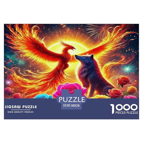 Phoenix and Wolf Puzzle Animal 1000 Teiles Klassische Puzzlespiele Für Die Ganze Familie 1000 Teile Geschenke Für Frauen,Geschenke Für Männer Geschenke Für Frauen,Geschenke Für Männer 38x26cm/1000pcs Phoenix and Wolf Puzzle Animal 1000 Teiles Klassische Puzzlespiele Für Die Ganze Familie 1000 Teile Geschenke Für Frauen,Geschenke Für Männer Geschenke Für Frauen,Geschenke Für Männer 38x26cm/1000pcs von OTBSDNKZZ