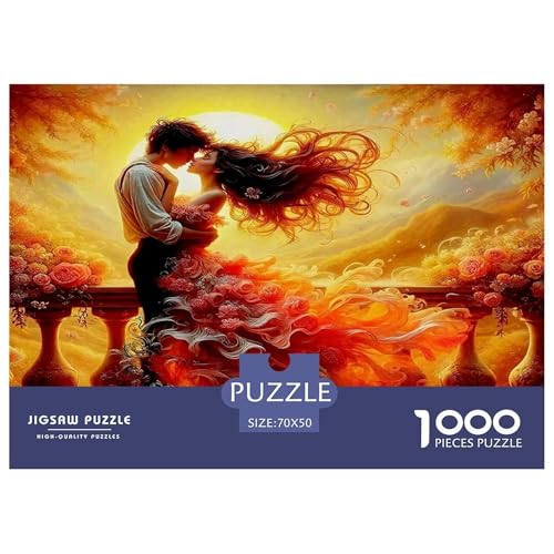 Romantic Couple Puzzle Love 1000 Teiles Puzzle Farbenfrohes Legespiel Home Dekoration Für Die Ganze Familie 1000 Teile Feiertags- Und Reisegeschenke Geschenke Für Frauen,Geschenke Für Männer 70x50cm/1 Romantic Couple Puzzle Love 1000 Teiles Puzzle Farbenfrohes Legespiel Home Dekoration Für Die Ganze Familie 1000 Teile Feiertags- Und Reisegeschenke Geschenke Für Frauen,Geschenke Für Männer 70x50cm/1 von OTBSDNKZZ