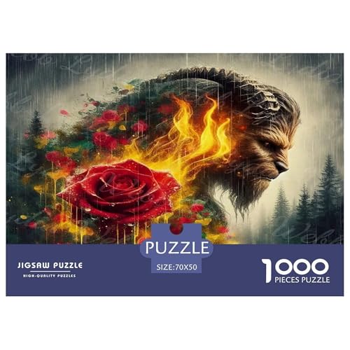 Rose Puzzle Plant 1000-teiliges Puzzle Farbenfrohes Legespiel Home Dekoration Für Erwachsene Teens Kinder 1000 Teile Feiertags- Und Reisegeschenke Geschenke Für Frauen,Geschenke Für Männer 70x50cm/100 Rose Puzzle Plant 1000-teiliges Puzzle Farbenfrohes Legespiel Home Dekoration Für Erwachsene Teens Kinder 1000 Teile Feiertags- Und Reisegeschenke Geschenke Für Frauen,Geschenke Für Männer 70x50cm/100 von OTBSDNKZZ