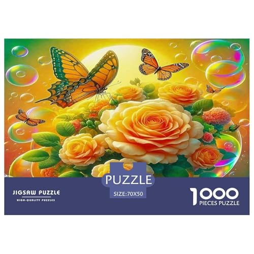 Rose Puzzle Plant 1000-teiliges Puzzle Farbenfrohes Legespiel Home Dekoration Für Erwachsene Teens Kinder 1000 Teile Geschenke Für Frauen,Geschenke Für Männer Feiertags- Und Reisegeschenke 70x50cm/100 Rose Puzzle Plant 1000-teiliges Puzzle Farbenfrohes Legespiel Home Dekoration Für Erwachsene Teens Kinder 1000 Teile Geschenke Für Frauen,Geschenke Für Männer Feiertags- Und Reisegeschenke 70x50cm/100 von OTBSDNKZZ