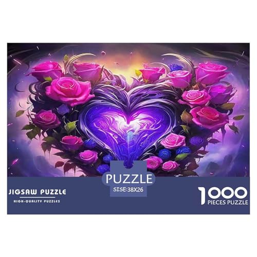 Rose Puzzle Plant 1000-teiliges Puzzle Farbenfrohes Legespiel Home Dekoration Für Erwachsene Teens Kinder 1000 Teile Geschenke Für Frauen,Geschenke Für Männer Feiertags- Und Reisegeschenke 38x26cm/100 Rose Puzzle Plant 1000-teiliges Puzzle Farbenfrohes Legespiel Home Dekoration Für Erwachsene Teens Kinder 1000 Teile Geschenke Für Frauen,Geschenke Für Männer Feiertags- Und Reisegeschenke 38x26cm/100 von OTBSDNKZZ