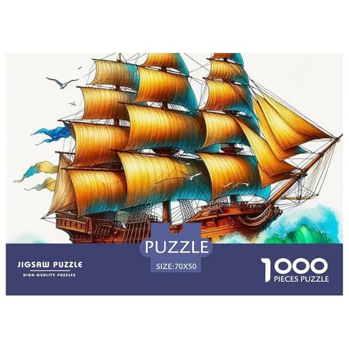 Sailboat in The Sea Puzzle Boat 1000 Teiles Puzzle Farbenfrohes Legespiel Home Dekoration Für Die Ganze Familie 1000 Teile Feiertags- Und Reisegeschenke Feiertags- Und Reisegeschenke 70x50cm/1000pcs Sailboat in The Sea Puzzle Boat 1000 Teiles Puzzle Farbenfrohes Legespiel Home Dekoration Für Die Ganze Familie 1000 Teile Feiertags- Und Reisegeschenke Feiertags- Und Reisegeschenke 70x50cm/1000pcs von OTBSDNKZZ