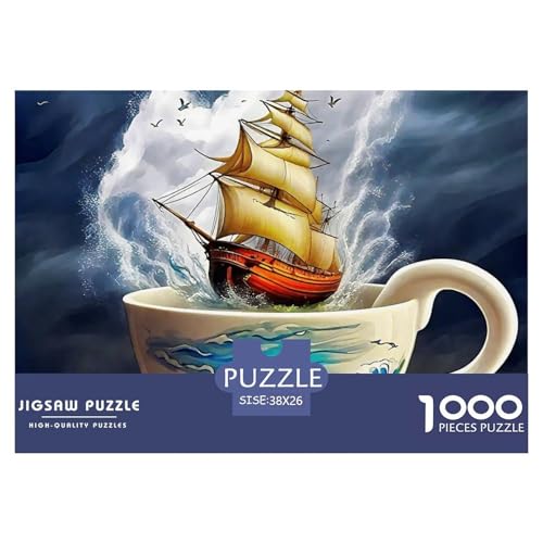 Sailboat in The Sea Puzzle Boat 1000 Teiles Stress Abbauen Für Erwachsene Teens Kinder 1000 Teile Feiertags- Und Reisegeschenke Geschenke Für Frauen,Geschenke Für Männer 38x26cm/1000pcs Sailboat in The Sea Puzzle Boat 1000 Teiles Stress Abbauen Für Erwachsene Teens Kinder 1000 Teile Feiertags- Und Reisegeschenke Geschenke Für Frauen,Geschenke Für Männer 38x26cm/1000pcs von OTBSDNKZZ