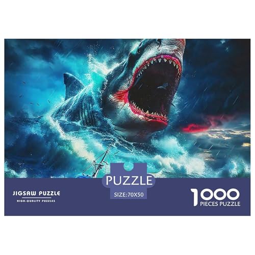 Sailboat in The Sea Puzzle Boat 1000-teiliges Puzzle Farbenfrohes Legespiel Home Dekoration Für Erwachsene Teens Kinder 1000 Teile Geschenke Für Frauen,Geschenke Für Männer Geschenke Für Frauen,Gesche von OTBSDNKZZ