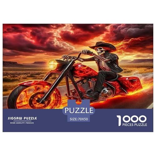 Skeleton Knight Puzzle Halloween 1000-teiliges Puzzle Farbenfrohes Legespiel Home Dekoration Für Die Ganze Familie 1000 Teile Feiertags- Und Reisegeschenke Geschenke Für Frauen,Geschenke Für Männer 70 Skeleton Knight Puzzle Halloween 1000-teiliges Puzzle Farbenfrohes Legespiel Home Dekoration Für Die Ganze Familie 1000 Teile Feiertags- Und Reisegeschenke Geschenke Für Frauen,Geschenke Für Männer 70 von OTBSDNKZZ