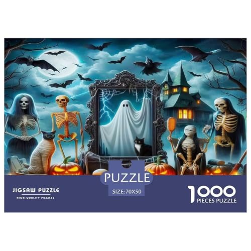 Skeleton Pumpkin Head Ghost Puzzle Halloween 1000 Teiles Stress Abbauen Für Die Ganze Familie 1000 Teile Geschenke Für Frauen,Geschenke Für Männer Geschenke Für Frauen,Geschenke Für Männer 70x50cm/100 Skeleton Pumpkin Head Ghost Puzzle Halloween 1000 Teiles Stress Abbauen Für Die Ganze Familie 1000 Teile Geschenke Für Frauen,Geschenke Für Männer Geschenke Für Frauen,Geschenke Für Männer 70x50cm/100 von OTBSDNKZZ
