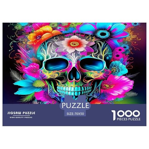 Skull Puzzle Halloween 1000 Teiles Klassische Puzzlespiele Für Die Ganze Familie 1000 Teile Feiertags- Und Reisegeschenke Feiertags- Und Reisegeschenke 70x50cm/1000pcs Skull Puzzle Halloween 1000 Teiles Klassische Puzzlespiele Für Die Ganze Familie 1000 Teile Feiertags- Und Reisegeschenke Feiertags- Und Reisegeschenke 70x50cm/1000pcs von OTBSDNKZZ