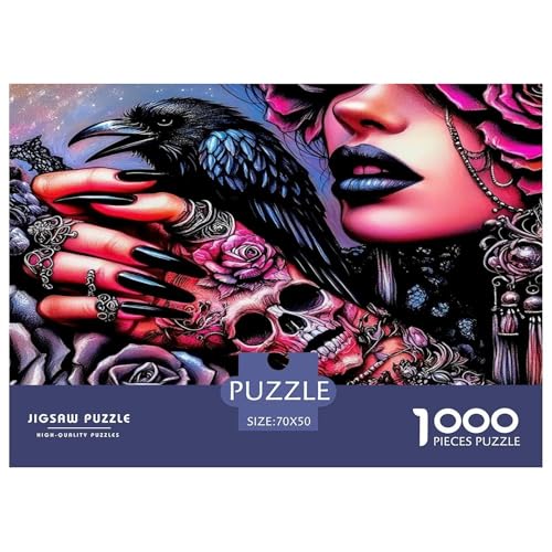 Skull Puzzle Halloween 1000 Teiles Klassische Puzzlespiele Für Die Ganze Familie 1000 Teile Feiertags- Und Reisegeschenke Geschenke Für Frauen,Geschenke Für Männer 70x50cm/1000pcs Skull Puzzle Halloween 1000 Teiles Klassische Puzzlespiele Für Die Ganze Familie 1000 Teile Feiertags- Und Reisegeschenke Geschenke Für Frauen,Geschenke Für Männer 70x50cm/1000pcs von OTBSDNKZZ