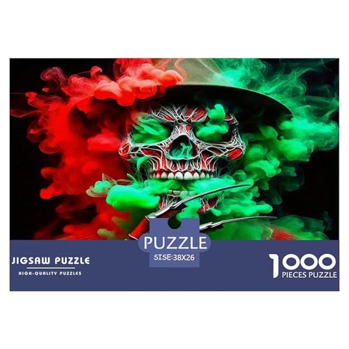 Skull Puzzle Halloween 1000 Teiles Puzzle Farbenfrohes Legespiel Home Dekoration Für Erwachsene Teens Kinder 1000 Teile Feiertags- Und Reisegeschenke Geschenke Für Frauen,Geschenke Für Männer 38x26cm/ Skull Puzzle Halloween 1000 Teiles Puzzle Farbenfrohes Legespiel Home Dekoration Für Erwachsene Teens Kinder 1000 Teile Feiertags- Und Reisegeschenke Geschenke Für Frauen,Geschenke Für Männer 38x26cm/ von OTBSDNKZZ