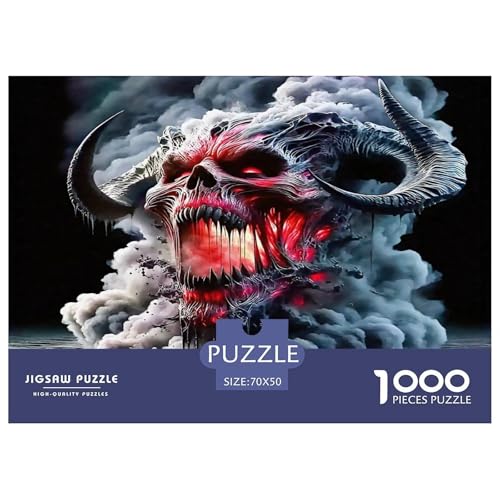 Skull Puzzle Halloween 1000 Teiles Stress Abbauen Für Die Ganze Familie 1000 Teile Feiertags- Und Reisegeschenke Feiertags- Und Reisegeschenke 70x50cm/1000pcs Skull Puzzle Halloween 1000 Teiles Stress Abbauen Für Die Ganze Familie 1000 Teile Feiertags- Und Reisegeschenke Feiertags- Und Reisegeschenke 70x50cm/1000pcs von OTBSDNKZZ