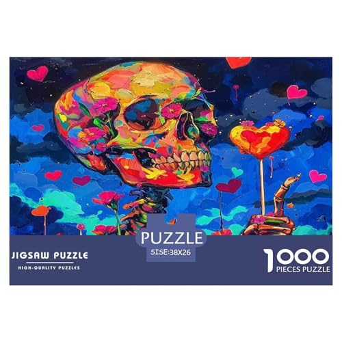 Skull Puzzle Halloween 1000 Teiles Stress Abbauen Für Die Ganze Familie 1000 Teile Feiertags- Und Reisegeschenke Geschenke Für Frauen,Geschenke Für Männer 38x26cm/1000pcs Skull Puzzle Halloween 1000 Teiles Stress Abbauen Für Die Ganze Familie 1000 Teile Feiertags- Und Reisegeschenke Geschenke Für Frauen,Geschenke Für Männer 38x26cm/1000pcs von OTBSDNKZZ
