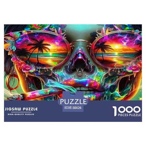 Skull Puzzle Halloween 1000 Teiles Stress Abbauen Für Die Ganze Familie 1000 Teile Feiertags- Und Reisegeschenke Geschenke Für Frauen,Geschenke Für Männer 38x26cm/1000pcs Skull Puzzle Halloween 1000 Teiles Stress Abbauen Für Die Ganze Familie 1000 Teile Feiertags- Und Reisegeschenke Geschenke Für Frauen,Geschenke Für Männer 38x26cm/1000pcs von OTBSDNKZZ
