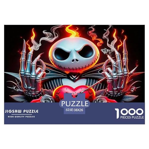 Skull Puzzle Halloween 1000 Teiles Stress Abbauen Für Die Ganze Familie 1000 Teile Geschenke Für Frauen,Geschenke Für Männer Feiertags- Und Reisegeschenke 38x26cm/1000pcs Skull Puzzle Halloween 1000 Teiles Stress Abbauen Für Die Ganze Familie 1000 Teile Geschenke Für Frauen,Geschenke Für Männer Feiertags- Und Reisegeschenke 38x26cm/1000pcs von OTBSDNKZZ