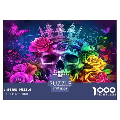 Skull Puzzle Halloween 1000 Teiles Stress Abbauen Für Erwachsene Teens Kinder 1000 Teile Feiertags- Und Reisegeschenke Feiertags- Und Reisegeschenke 38x26cm/1000pcs Skull Puzzle Halloween 1000 Teiles Stress Abbauen Für Erwachsene Teens Kinder 1000 Teile Feiertags- Und Reisegeschenke Feiertags- Und Reisegeschenke 38x26cm/1000pcs von OTBSDNKZZ