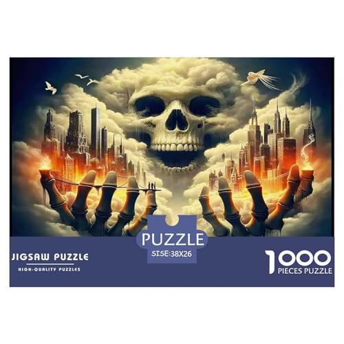 Skull Puzzle Halloween 1000 Teiles Stress Abbauen Für Erwachsene Teens Kinder 1000 Teile Feiertags- Und Reisegeschenke Feiertags- Und Reisegeschenke 38x26cm/1000pcs Skull Puzzle Halloween 1000 Teiles Stress Abbauen Für Erwachsene Teens Kinder 1000 Teile Feiertags- Und Reisegeschenke Feiertags- Und Reisegeschenke 38x26cm/1000pcs von OTBSDNKZZ