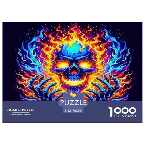 Skull Puzzle Halloween 1000 Teiles Stress Abbauen Für Erwachsene Teens Kinder 1000 Teile Feiertags- Und Reisegeschenke Feiertags- Und Reisegeschenke 70x50cm/1000pcs Skull Puzzle Halloween 1000 Teiles Stress Abbauen Für Erwachsene Teens Kinder 1000 Teile Feiertags- Und Reisegeschenke Feiertags- Und Reisegeschenke 70x50cm/1000pcs von OTBSDNKZZ