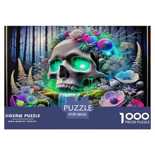 Skull Puzzle Halloween 1000-teiliges Klassische Puzzlespiele Für Die Ganze Familie 1000 Teile Feiertags- Und Reisegeschenke Geschenke Für Frauen,Geschenke Für Männer 38x26cm/1000pcs Skull Puzzle Halloween 1000-teiliges Klassische Puzzlespiele Für Die Ganze Familie 1000 Teile Feiertags- Und Reisegeschenke Geschenke Für Frauen,Geschenke Für Männer 38x26cm/1000pcs von OTBSDNKZZ