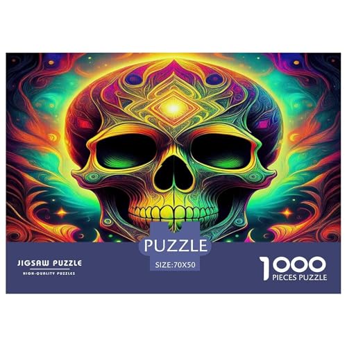 Skull Puzzle Halloween 1000-teiliges Klassische Puzzlespiele Für Die Ganze Familie 1000 Teile Feiertags- Und Reisegeschenke Geschenke Für Frauen,Geschenke Für Männer 70x50cm/1000pcs Skull Puzzle Halloween 1000-teiliges Klassische Puzzlespiele Für Die Ganze Familie 1000 Teile Feiertags- Und Reisegeschenke Geschenke Für Frauen,Geschenke Für Männer 70x50cm/1000pcs von OTBSDNKZZ