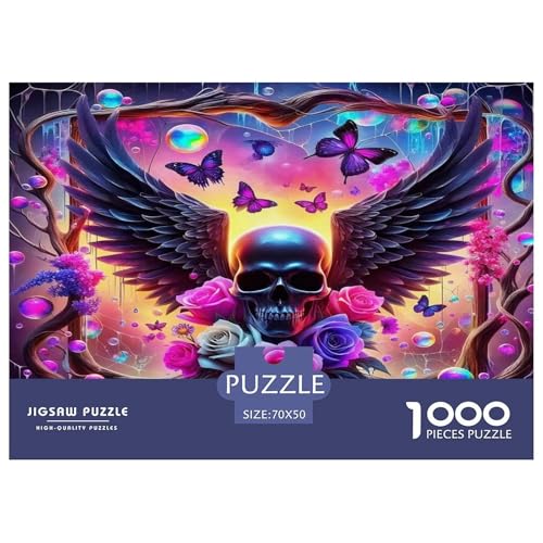 Skull Puzzle Halloween 1000-teiliges Klassische Puzzlespiele Für Die Ganze Familie 1000 Teile Geschenke Für Frauen,Geschenke Für Männer Feiertags- Und Reisegeschenke 70x50cm/1000pcs Skull Puzzle Halloween 1000-teiliges Klassische Puzzlespiele Für Die Ganze Familie 1000 Teile Geschenke Für Frauen,Geschenke Für Männer Feiertags- Und Reisegeschenke 70x50cm/1000pcs von OTBSDNKZZ