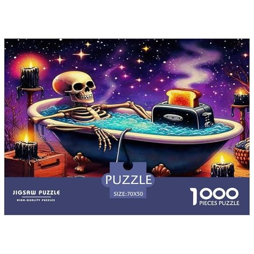 Skull Puzzle Halloween 1000-teiliges Puzzle Farbenfrohes Legespiel Home Dekoration Für Erwachsene Teens Kinder 1000 Teile Geschenke Für Frauen,Geschenke Für Männer Feiertags- Und Reisegeschenke 70x50c Skull Puzzle Halloween 1000-teiliges Puzzle Farbenfrohes Legespiel Home Dekoration Für Erwachsene Teens Kinder 1000 Teile Geschenke Für Frauen,Geschenke Für Männer Feiertags- Und Reisegeschenke 70x50c von OTBSDNKZZ