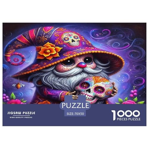 Skull Puzzle Halloween 1000-teiliges Stress Abbauen Für Die Ganze Familie 1000 Teile Feiertags- Und Reisegeschenke Feiertags- Und Reisegeschenke 70x50cm/1000pcs Skull Puzzle Halloween 1000-teiliges Stress Abbauen Für Die Ganze Familie 1000 Teile Feiertags- Und Reisegeschenke Feiertags- Und Reisegeschenke 70x50cm/1000pcs von OTBSDNKZZ