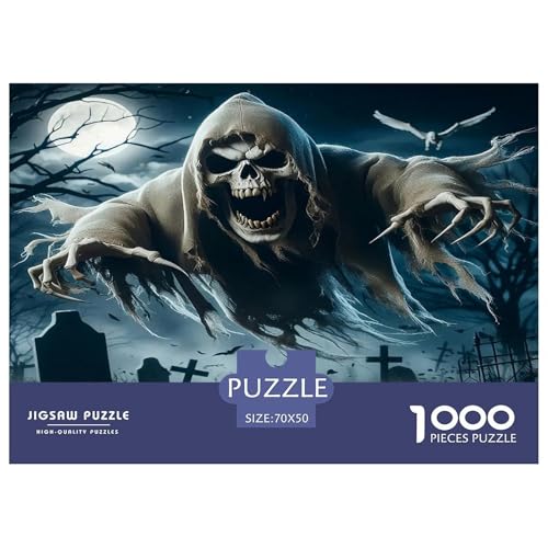 Skull Puzzle Halloween 1000-teiliges Stress Abbauen Für Die Ganze Familie 1000 Teile Feiertags- Und Reisegeschenke Feiertags- Und Reisegeschenke 70x50cm/1000pcs Skull Puzzle Halloween 1000-teiliges Stress Abbauen Für Die Ganze Familie 1000 Teile Feiertags- Und Reisegeschenke Feiertags- Und Reisegeschenke 70x50cm/1000pcs von OTBSDNKZZ