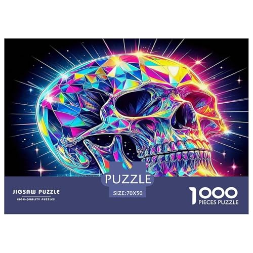 Skull Puzzle Halloween 1000-teiliges Stress Abbauen Für Die Ganze Familie 1000 Teile Feiertags- Und Reisegeschenke Feiertags- Und Reisegeschenke 70x50cm/1000pcs Skull Puzzle Halloween 1000-teiliges Stress Abbauen Für Die Ganze Familie 1000 Teile Feiertags- Und Reisegeschenke Feiertags- Und Reisegeschenke 70x50cm/1000pcs von OTBSDNKZZ