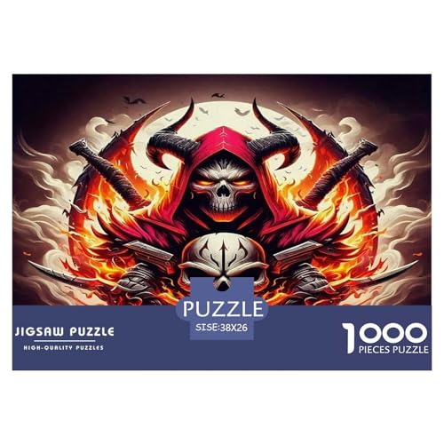 Skull Puzzle Halloween 1000-teiliges Stress Abbauen Für Erwachsene Teens Kinder 1000 Teile Feiertags- Und Reisegeschenke Feiertags- Und Reisegeschenke 38x26cm/1000pcs Skull Puzzle Halloween 1000-teiliges Stress Abbauen Für Erwachsene Teens Kinder 1000 Teile Feiertags- Und Reisegeschenke Feiertags- Und Reisegeschenke 38x26cm/1000pcs von OTBSDNKZZ