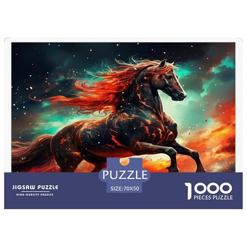 Steed Puzzle Animal 1000 Teiles Puzzle Farbenfrohes Legespiel Home Dekoration Für Erwachsene Teens Kinder 1000 Teile Feiertags- Und Reisegeschenke Geschenke Für Frauen,Geschenke Für Männer 70x50cm/100 Steed Puzzle Animal 1000 Teiles Puzzle Farbenfrohes Legespiel Home Dekoration Für Erwachsene Teens Kinder 1000 Teile Feiertags- Und Reisegeschenke Geschenke Für Frauen,Geschenke Für Männer 70x50cm/100 von OTBSDNKZZ