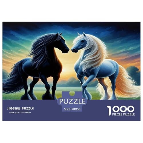 Steed Puzzle Animal 1000 Teiles Puzzle Farbenfrohes Legespiel Home Dekoration Für Erwachsene Teens Kinder 1000 Teile Feiertags- Und Reisegeschenke Geschenke Für Frauen,Geschenke Für Männer 70x50cm/100 Steed Puzzle Animal 1000 Teiles Puzzle Farbenfrohes Legespiel Home Dekoration Für Erwachsene Teens Kinder 1000 Teile Feiertags- Und Reisegeschenke Geschenke Für Frauen,Geschenke Für Männer 70x50cm/100 von OTBSDNKZZ