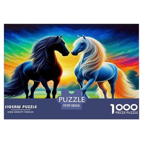 Steed Puzzle Animal 1000 Teiles Puzzle Farbenfrohes Legespiel Home Dekoration Für Erwachsene Teens Kinder 1000 Teile Feiertags- Und Reisegeschenke Geschenke Für Frauen,Geschenke Für Männer 38x26cm/100 Steed Puzzle Animal 1000 Teiles Puzzle Farbenfrohes Legespiel Home Dekoration Für Erwachsene Teens Kinder 1000 Teile Feiertags- Und Reisegeschenke Geschenke Für Frauen,Geschenke Für Männer 38x26cm/100 von OTBSDNKZZ