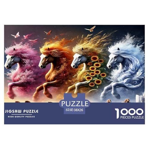 Steed Puzzle Animal 1000 Teiles Puzzle Farbenfrohes Legespiel Home Dekoration Für Erwachsene Teens Kinder 1000 Teile Geschenke Für Frauen,Geschenke Für Männer Feiertags- Und Reisegeschenke 38x26cm/100 Steed Puzzle Animal 1000 Teiles Puzzle Farbenfrohes Legespiel Home Dekoration Für Erwachsene Teens Kinder 1000 Teile Geschenke Für Frauen,Geschenke Für Männer Feiertags- Und Reisegeschenke 38x26cm/100 von OTBSDNKZZ