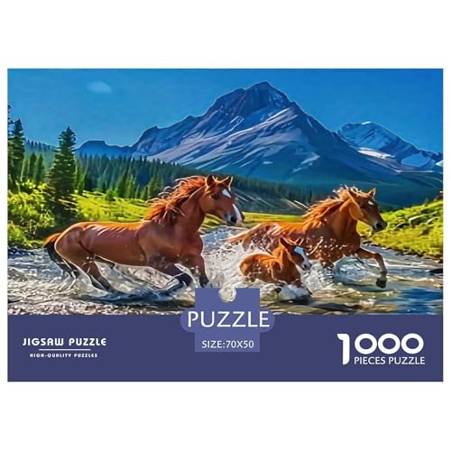 Steed Puzzle Animal 1000 Teiles Puzzle Farbenfrohes Legespiel Home Dekoration Für Erwachsene Teens Kinder 1000 Teile Geschenke Für Frauen,Geschenke Für Männer Feiertags- Und Reisegeschenke 70x50cm/100 Steed Puzzle Animal 1000 Teiles Puzzle Farbenfrohes Legespiel Home Dekoration Für Erwachsene Teens Kinder 1000 Teile Geschenke Für Frauen,Geschenke Für Männer Feiertags- Und Reisegeschenke 70x50cm/100 von OTBSDNKZZ