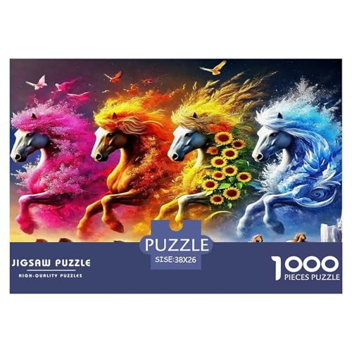 Steed Puzzle Animal 1000-teiliges Klassische Puzzlespiele Für Die Ganze Familie 1000 Teile Geschenke Für Frauen,Geschenke Für Männer Feiertags- Und Reisegeschenke 38x26cm/1000pcs Steed Puzzle Animal 1000-teiliges Klassische Puzzlespiele Für Die Ganze Familie 1000 Teile Geschenke Für Frauen,Geschenke Für Männer Feiertags- Und Reisegeschenke 38x26cm/1000pcs von OTBSDNKZZ