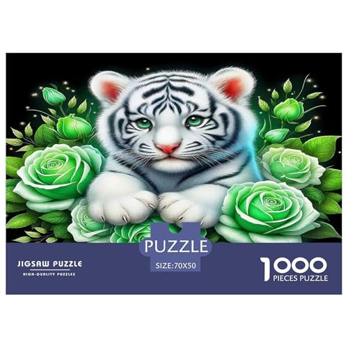 Tiger Puzzle Animal 1000 Teiles Puzzle Farbenfrohes Legespiel Home Dekoration Für Erwachsene Teens Kinder 1000 Teile Geschenke Für Frauen,Geschenke Für Männer Feiertags- Und Reisegeschenke 70x50cm/100 Tiger Puzzle Animal 1000 Teiles Puzzle Farbenfrohes Legespiel Home Dekoration Für Erwachsene Teens Kinder 1000 Teile Geschenke Für Frauen,Geschenke Für Männer Feiertags- Und Reisegeschenke 70x50cm/100 von OTBSDNKZZ